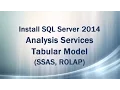 Install SQL Server 2014 Analysis Service Tabular Model SSAS - ROLAP