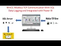 Siemens WinCC Modbus TCP SQL Server Power BI Complete Industrial Setup
