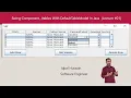 Creating And Populating Jtable with defaulttablemodel having Jcombobox in Row Column and JCheckbox