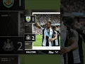 Lagu Burnley 1 - 2 Newcastle