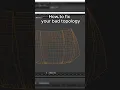 how to fix your topology with loop tools blender addon