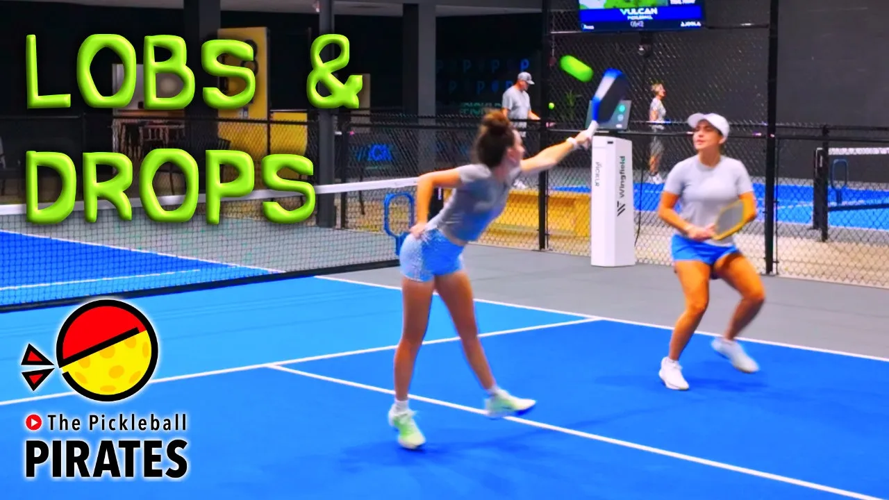 Lobs & Volley Drops in Women's vs Men's Doubles Pickleball in Orlando, FL