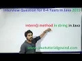 intern method in String in Details