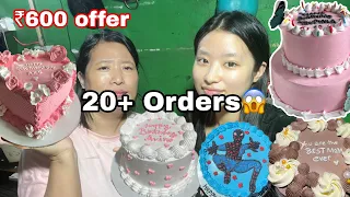thank you lord for all the cake orders helping my mom