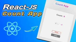 Build a Counter App in React JS React Project