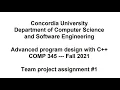 COMP345 - Advanced Program Design with C