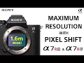 Alpha Insights Maximum Resolution with Pixel Shift