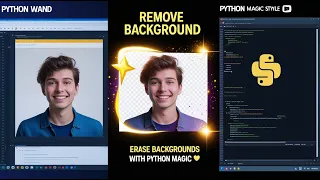 Remove Background From ANY Image Using Python Magic
