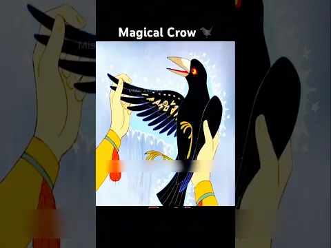 Magical Crow 🐦⬛ #magical #crow #animationstory