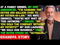 My Son Sold Our Company And Gave 90 Million To His Father-in-Law But I Owned The Patents