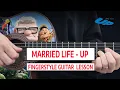 Download Lagu Married Life - UP Movie (Pixar) - Guitar Fingerstyle FULL Lesson w/HARMONICS