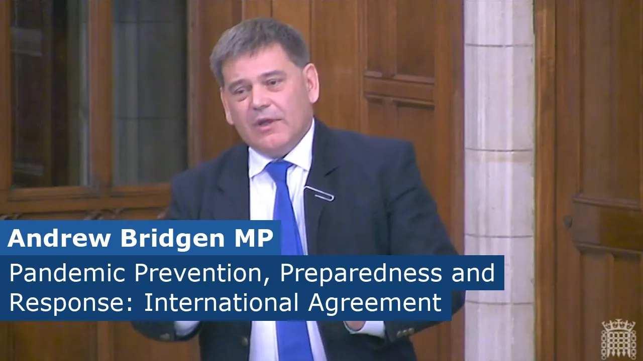 Pandemic Prevention, Preparedness and Response: International Agreement, 17 Apr 2023
