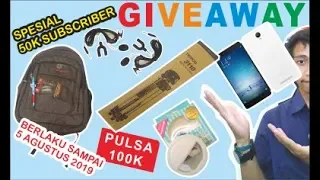 giveaway spesial 50k subscriber total hadiah jutaan rupiah by androcom net