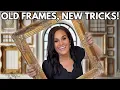 GENIUS Hacks Using Old Picture Frames Empty House Tour