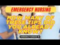 13 Essential Tips for New Emergency Nurses Must Know Tips