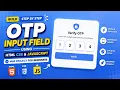 OTP Input Field Using HTML CSS JavaScript Mini Project