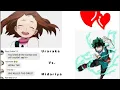 Uraraka vs Midoriya Yandere-Chan vs Monika Rap Battle MHA prank