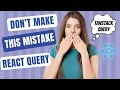 Don t Make This Mistake In Tanstack Query - It Will Cost You A Lot