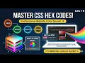 Hexadecimal Color System in CSS How to use HEX Codes in Hindi Mission BTech