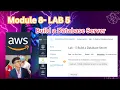 AWS Cloud Foundation Module 8 - LAB 5 Build a Database Server