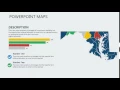 PowerPoint maps of Maryland with Counties