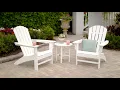 Introducing our TREX Yacht Club Adirondack Chair Set available at www OutdoorFurniturePlus com