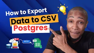 How to Export Data to CSV File Postgres