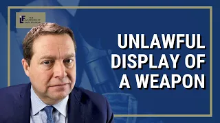 Unlawful Display of a Weapon Washington State Attorney