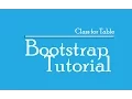 Bootstrap Tutorial - Class for Table