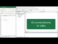 Custom Enumerations in VBA