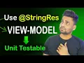 Use StringResources Without Passing Context Unit Testable ViewModel