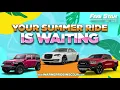 Your Summer Ride is Waiting