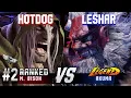 SF6 ▰ HOTDOG (#2 Ranked M.Bison) vs LESHAR (Akuma) ▰ High Level Gameplay