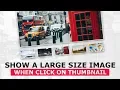 Show a Large Size Image When Click On Thumbnail With Javascript - Simple jQuery Photo Gallery