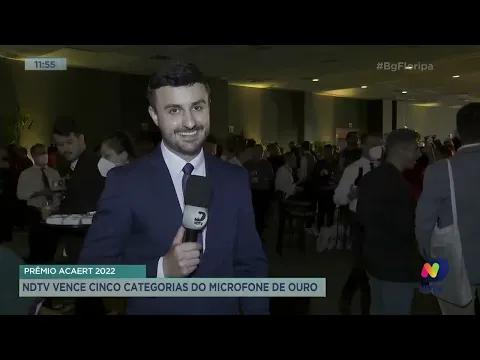Prêmio Acaert 2022: NDTV vence 5 categorias do Microfone de Ouro; veja o vídeo