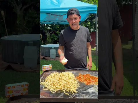 Quick & Easy Crawfish Butter Pasta on the Griddle | Let’s Go!