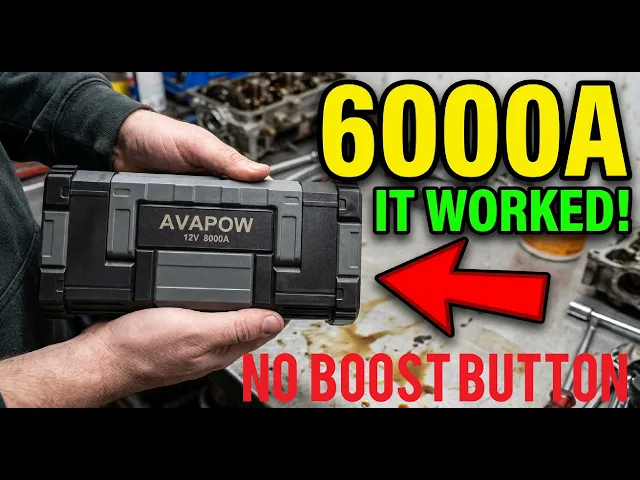 Euroopa kõige võimsam_AVAPOW 12V Booster 6000A stardivõimsusega, vt kirjeldus.