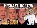 Golden Buzzer American Got Talent How beutiful is this man's voice singing the song Michael Bolton