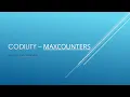 Codility - MaxCounters JavaScript Part