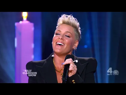 Download MP3 P!nk - TRUSTFALL (Acoustic) live on The Kelly Clarkson show (06-02-2023)