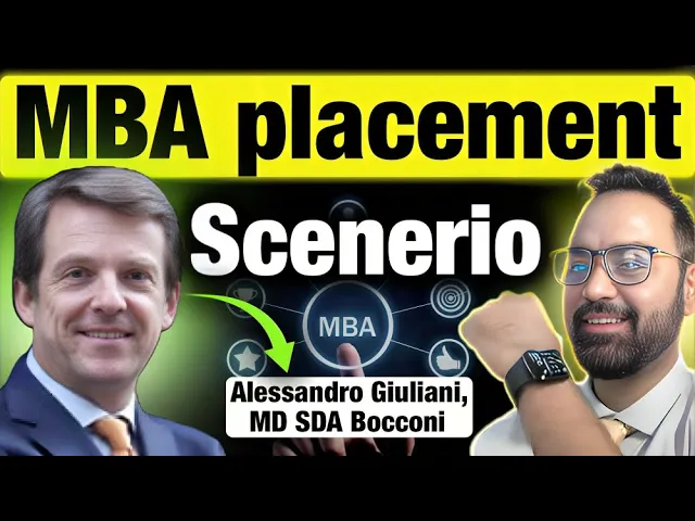 Download MP3 Is it Difficult to get good MBA Placements ? ft. Ft. Alessandro Giuliani, MD SDA Bocconi Asia Center