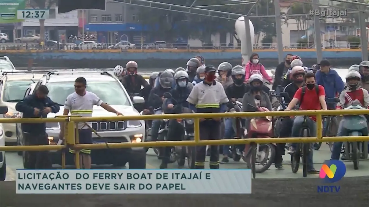 Licitação do Ferry Boat de Itajaí e Navegantes deve sair do papel