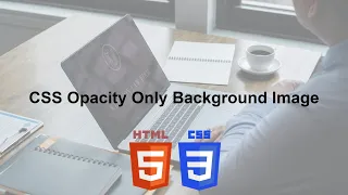 css opacity only background image
