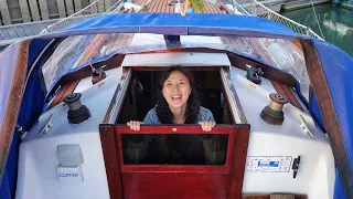 STUCK on A TINY SAILING BOAT for 2 MONTHS, What Do You Do? | Wildlings Sailing