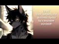 Download Lagu Your camping trip is interrupted by a wounded werewolf [Tending to his wounds] [Protective] ASMR RP