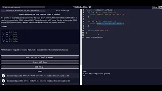Comparison with the Less Than Or Equal To Operator - Free Code Camp Help