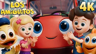 ¡Ahí Viene el Autobús! 🚌 Canciones Infantiles - Amiguitos / Música Para Niños
