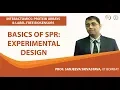 Basics of SPR Experimental design