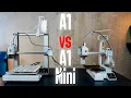 Lagu Bambu Lab A1 VS A1 Mini - Which is best for beginners?