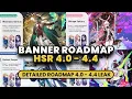 Lagu BIG NEWS?! | NEW BANNER ROADMAP 4.0 TO 4.4, CHARACTER LEAK, WHO TO PULL - HSR LEAKS